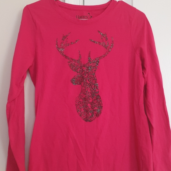 HANES PINK TOP - Picture 2 of 2